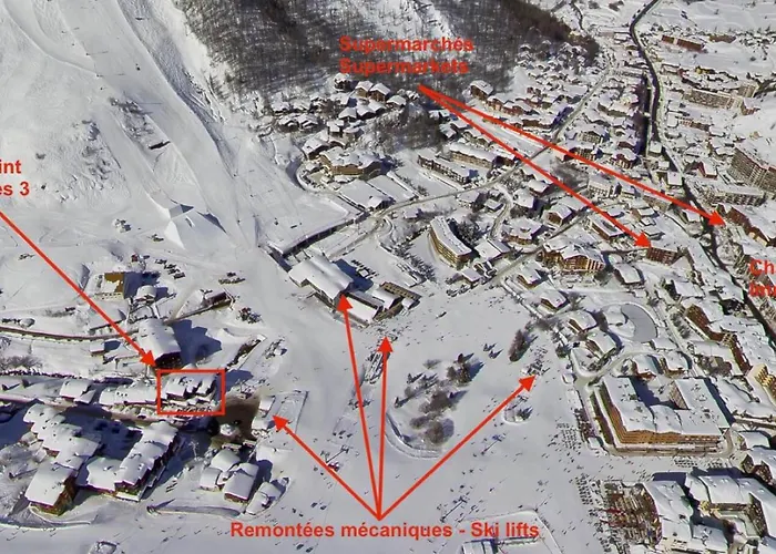 4 Pers. A Val-d'isere, Aux Pieds, Balcon, Parking, Wifi - Fr-1-862-42 * Val-dʼIsère